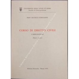 Corso di diritto civile. L'obbligazione