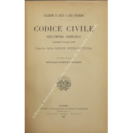 Codice Civile dell'Impero Germanico Codice Civile dell'Impero Germanico