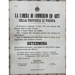 La Camera di Commercio ed Arti della Provincia di Padova La Camera di Commercio ed Arti della Provincia di Padova