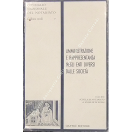 Amministrazione e rappresentanza negli enti diversi dalle società