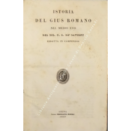 Istoria del gius romano nel Medio Evo