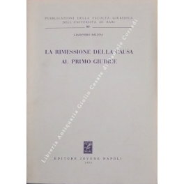 La rimessione della causa al primo giudice