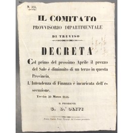 Il Comitato Provvisorio Dipartimentale di Treviso