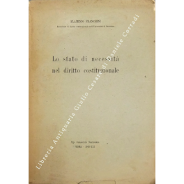 Lo stato di necessità nel diritto costituzionale