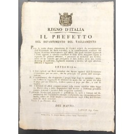 Il Prefetto del dipartimento del Tagliamento Il Prefetto del dipartimento del Tagliamento
