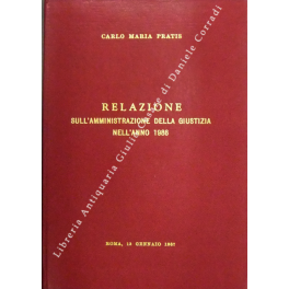 Relazione sull'amministrazione della giustizia nell'anno 1986