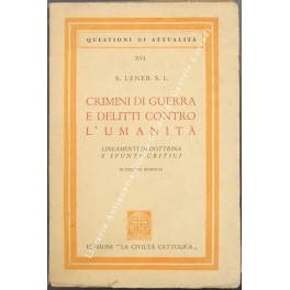 Crimini di guerra e delitti contro l'umanità