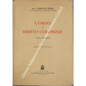 Corso di diritto coloniale