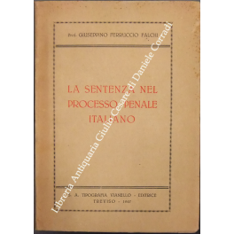 La sentenza nel processo penale italiano