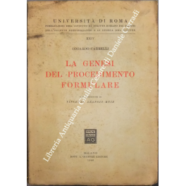 La genesi del procedimento formulare