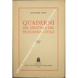 Quaderni del diritto e del processo civile. Vol. IV