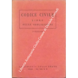 Codice civile. Libro delle obbligazioni