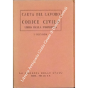 Carta del lavoro. Codice Civile. Libro della proprietà