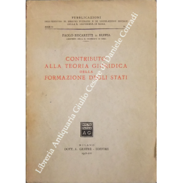 Contributo alla teoria giuridica della formazione