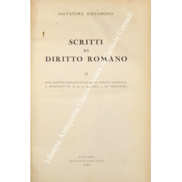 Scritti di diritto romano