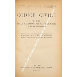 Il Codice civile italiano commentato secondo l'ordine degli articoli. 