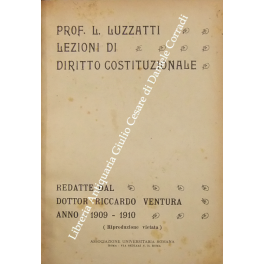 Lezioni di diritto costituzionale. 
