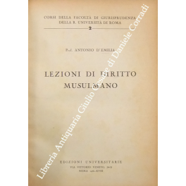 Lezioni di diritto musulmano