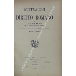 Istituzioni di diritto romano