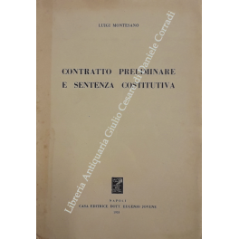 Contratto preliminare e sentenza costitutiva