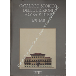 Catalogo storico delle edizioni Pomba e UTET