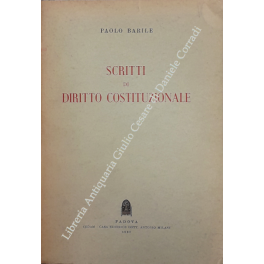 Scritti di diritto costituzionale