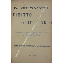 Diritto giudiziario Diritto giudiziario