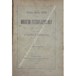 Storia degli studi del diritto internazionale in Italia