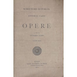 Opere. A cura di Vittorio Turri