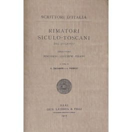 Rimatori siculo-toscani del Dugento