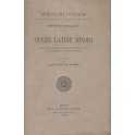 Opere latine minori
