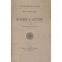 Memorie e lettere. A cura di Costantino Panigada