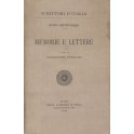 Memorie e lettere. A cura di Costantino Panigada