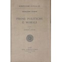 Prose politiche e morali. A cura di Giorgio Rossi