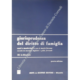 Giurisprudenza del diritto di famiglia Giurisprudenza del diritto di famiglia