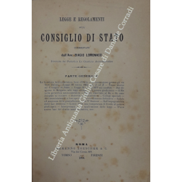 Legge e regolamenti sul Consiglio di Stato