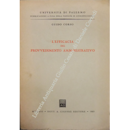 L'efficacia del provvedimento amministrativo