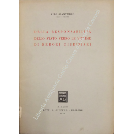 Della responsabilità dello Stato verso le vittime