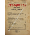 L'eloquenza. Antologia, critica, cronaca.