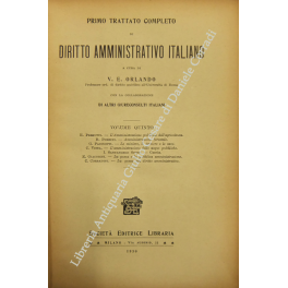 Primo trattato completo di diritto amministrativo italiano. Vol. V Primo trattato completo di diritto amministrativo italiano. Vol. V