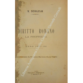 Diritto romano. La proprietà