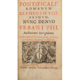 Pontificale romanum Clementis VIII Pontificale romanum Clementis VIII