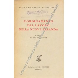 L'ordinamento del lavoro nella Nuova Zelanda