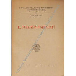 Il patrimonio separato