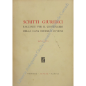 Scritti giuridici raccolti per il Centenario della Casa Editrice Jovene 