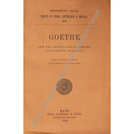 Goethe. Con una scelta delle liriche nuovamente tradotte