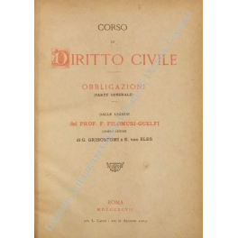Corso di diritto civile. Obbligazioni Corso di diritto civile. Obbligazioni