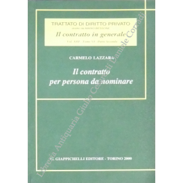 Il contratto per persona da nominare 