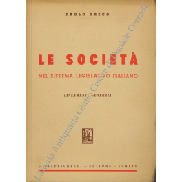 Le società nel sistema legislativo italiano