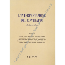 L'interpretazione del contratto nella dottrina italiana